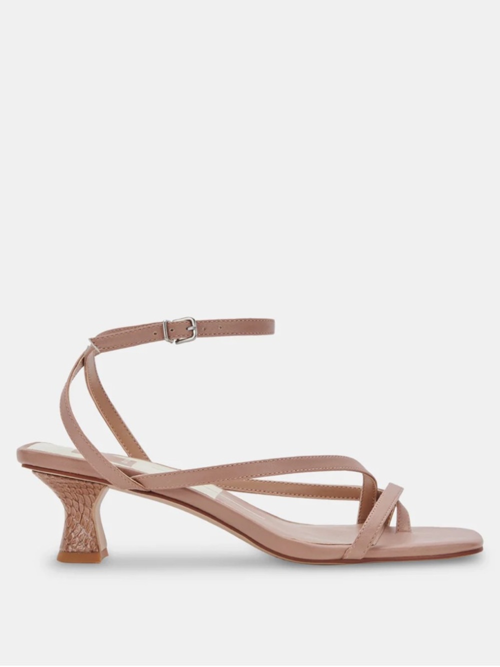 Dolce Vita Dusty Pink Strappy Ankle Buckle Sandals